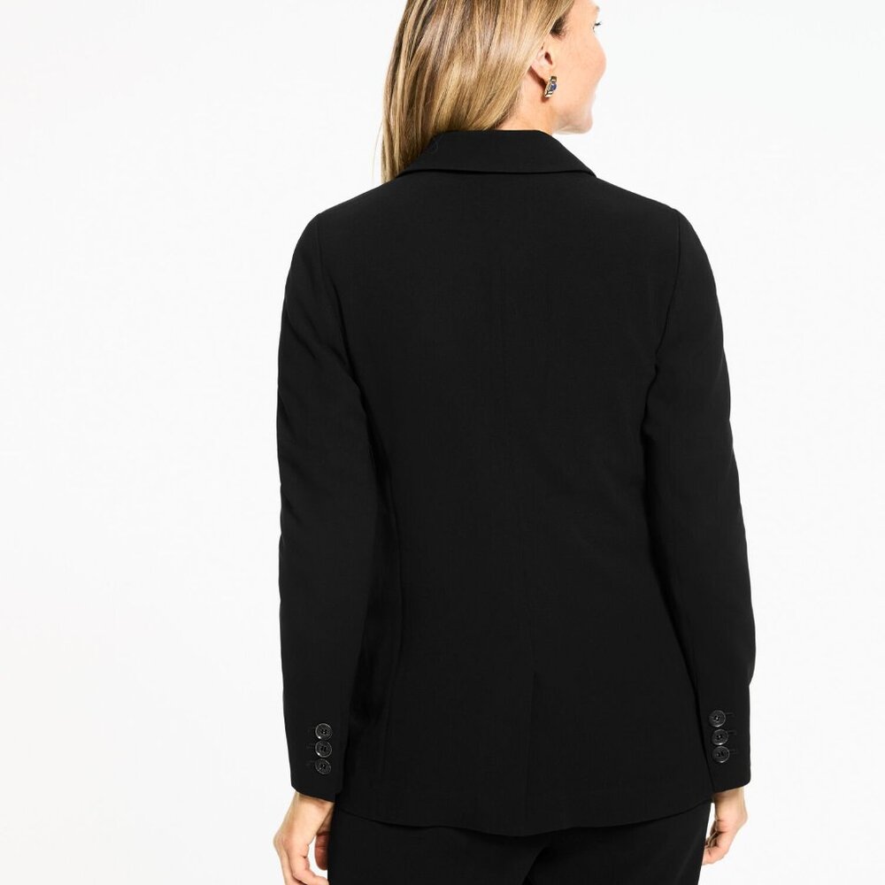 Talbots Easy Travel Suit (Blazer & Pants) - Black, Size 16 - Picture 5 of 7